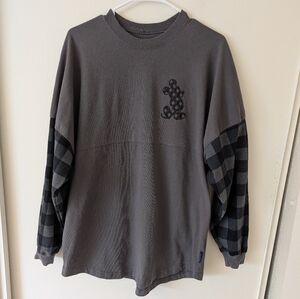 Disneyland Resort Womens Medium Spirit Jersey Gray Mickey Mouse Disney